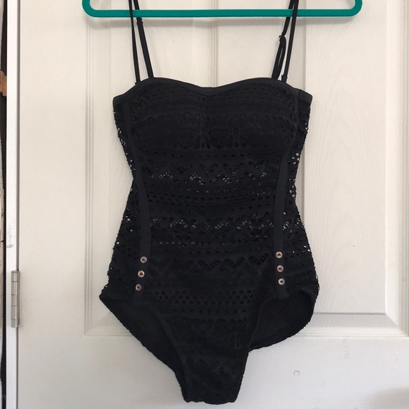 H&M Other - Knit black one piece bathing suit